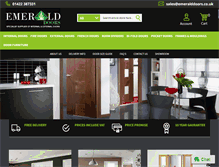 Tablet Screenshot of emeralddoors.co.uk